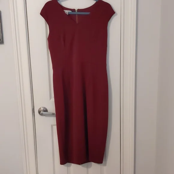 Maggy London Burgundy Dress- 12